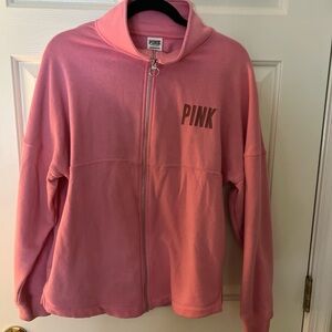 PINK Victoria's Secret Light Pink Zip-Up Jacket